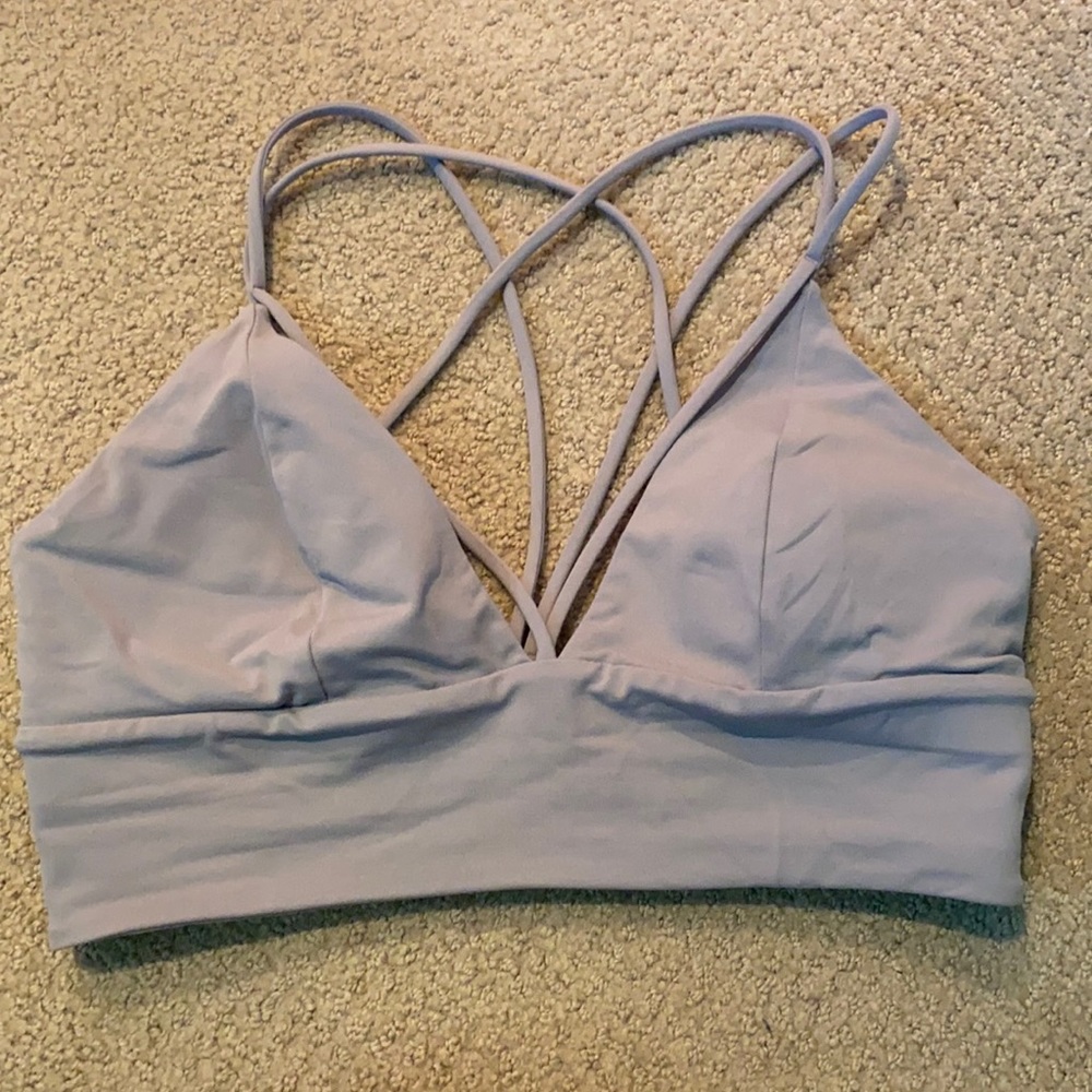 lululemon athletica Strappy Light Lavender Sports Bra